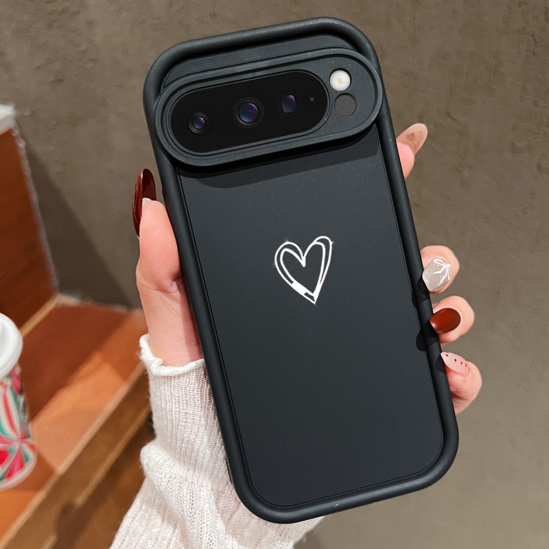 Google Pixel 9 - 심플 러브 패턴 소프트 케이스 구글