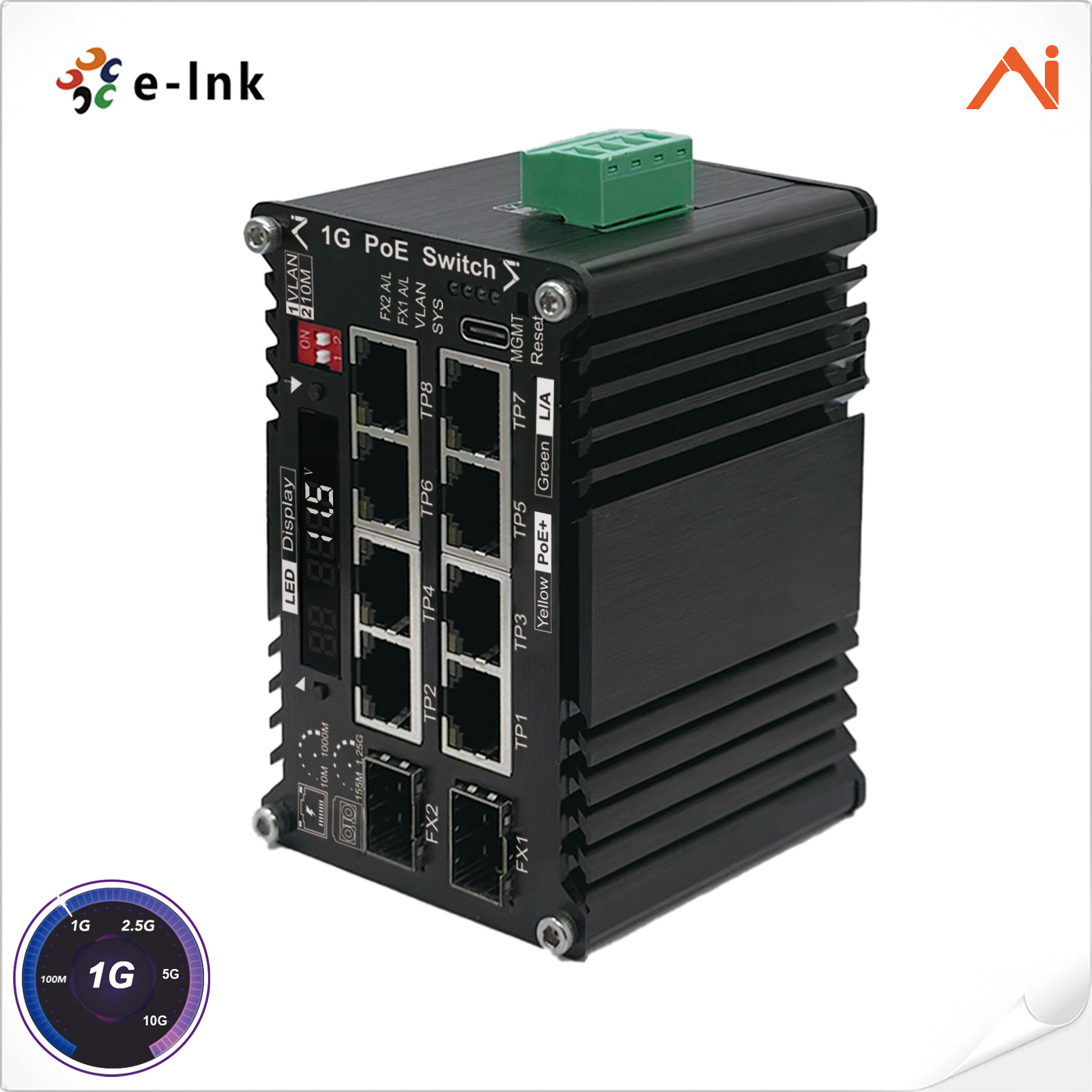 AI 스마트 관리형 8포트 PoE+ 30W 전압 부스터 - Smart Accessories 리뷰 및 가격