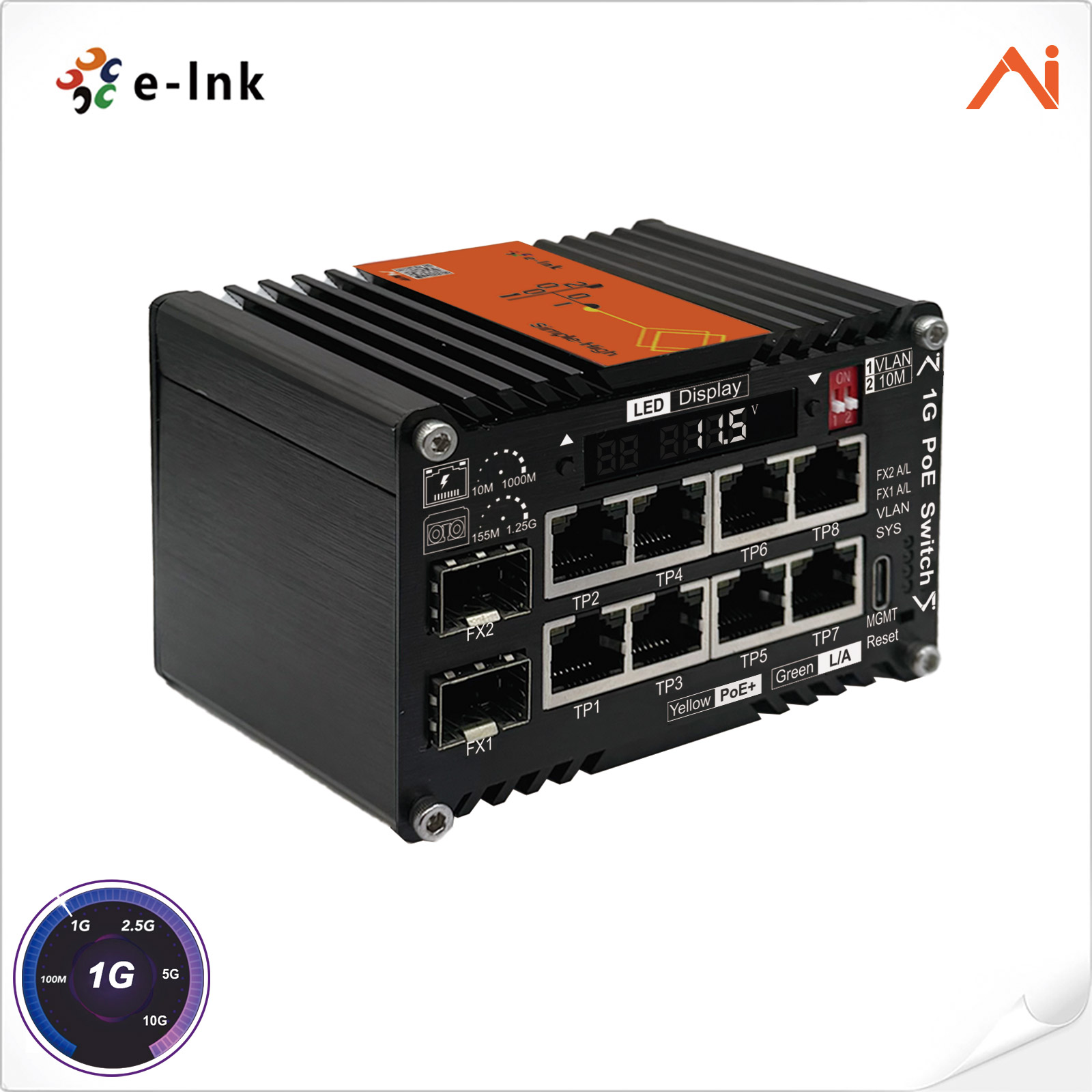 AI 스마트 관리형 8포트 PoE+ 30W 전압 부스터 - Smart Accessories 리뷰 및 가격
