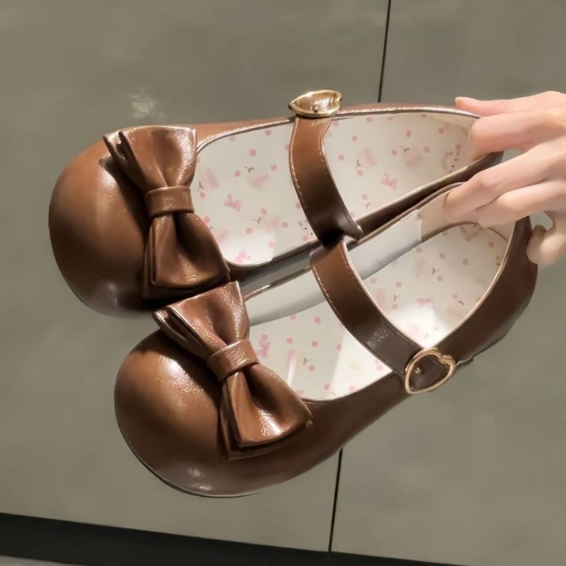 달콤하고 귀여운 스타일의 리본 로리타 슈즈, 클래식한  - Leather Classic Strap 리뷰 및 가격