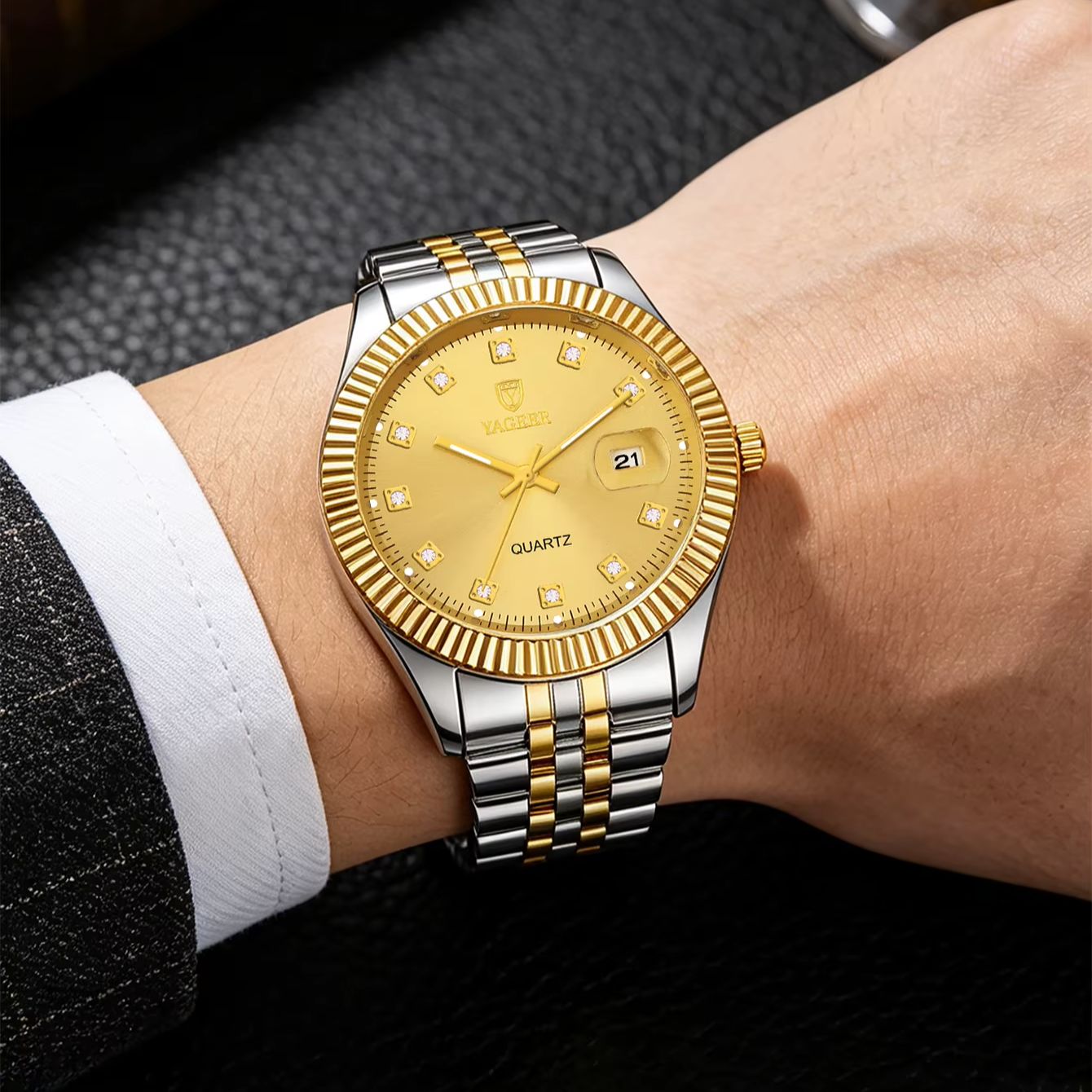 레트로 스타일의 심플한 남성용 쿼츠 시계 4종 세트입니 - Best Smartwatch Accessories 리뷰 및 가격