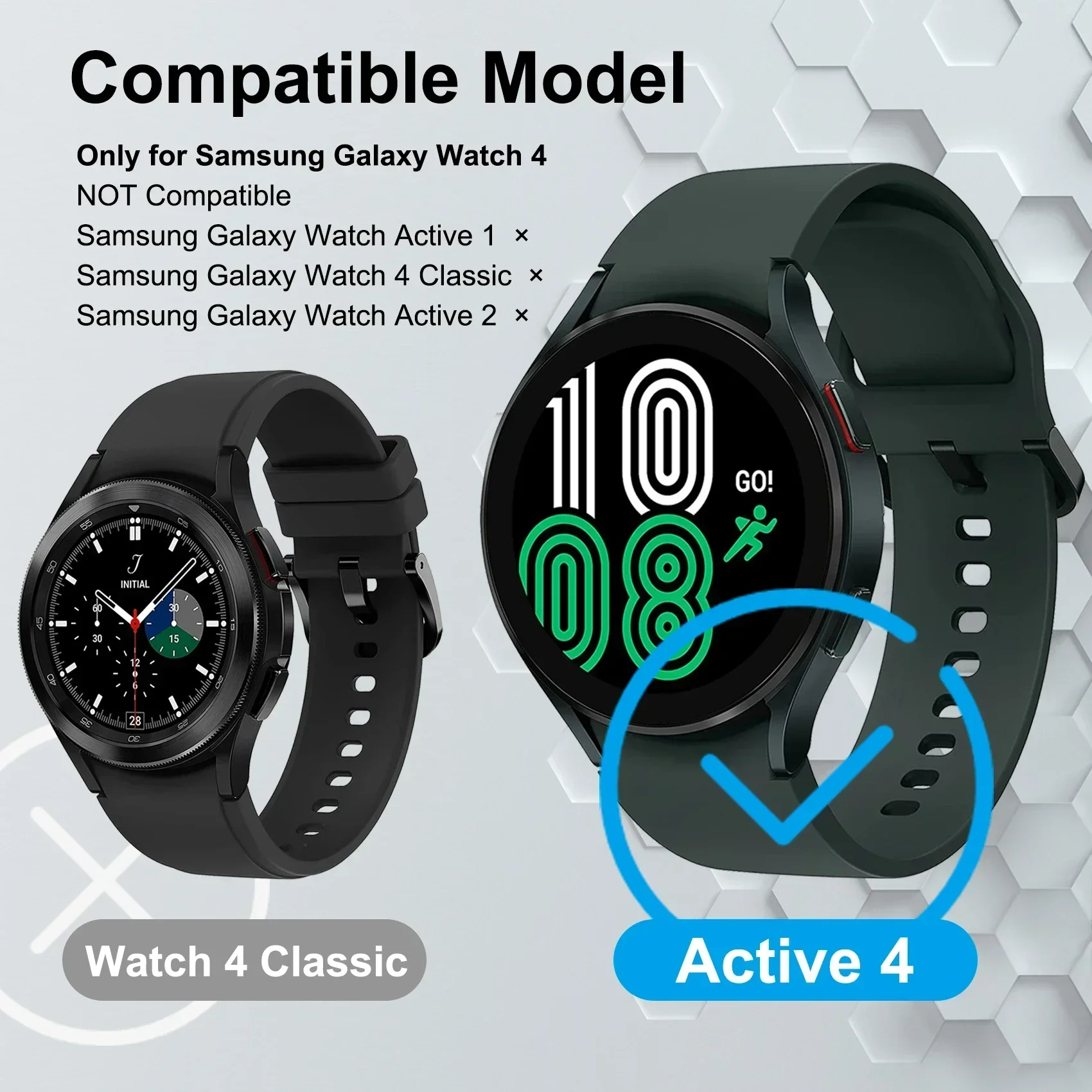 삼성 갤럭시 시계 4 용 시계 커버 40mm 44mm  - Samsung Smartwatch Accessories 리뷰 및 가격